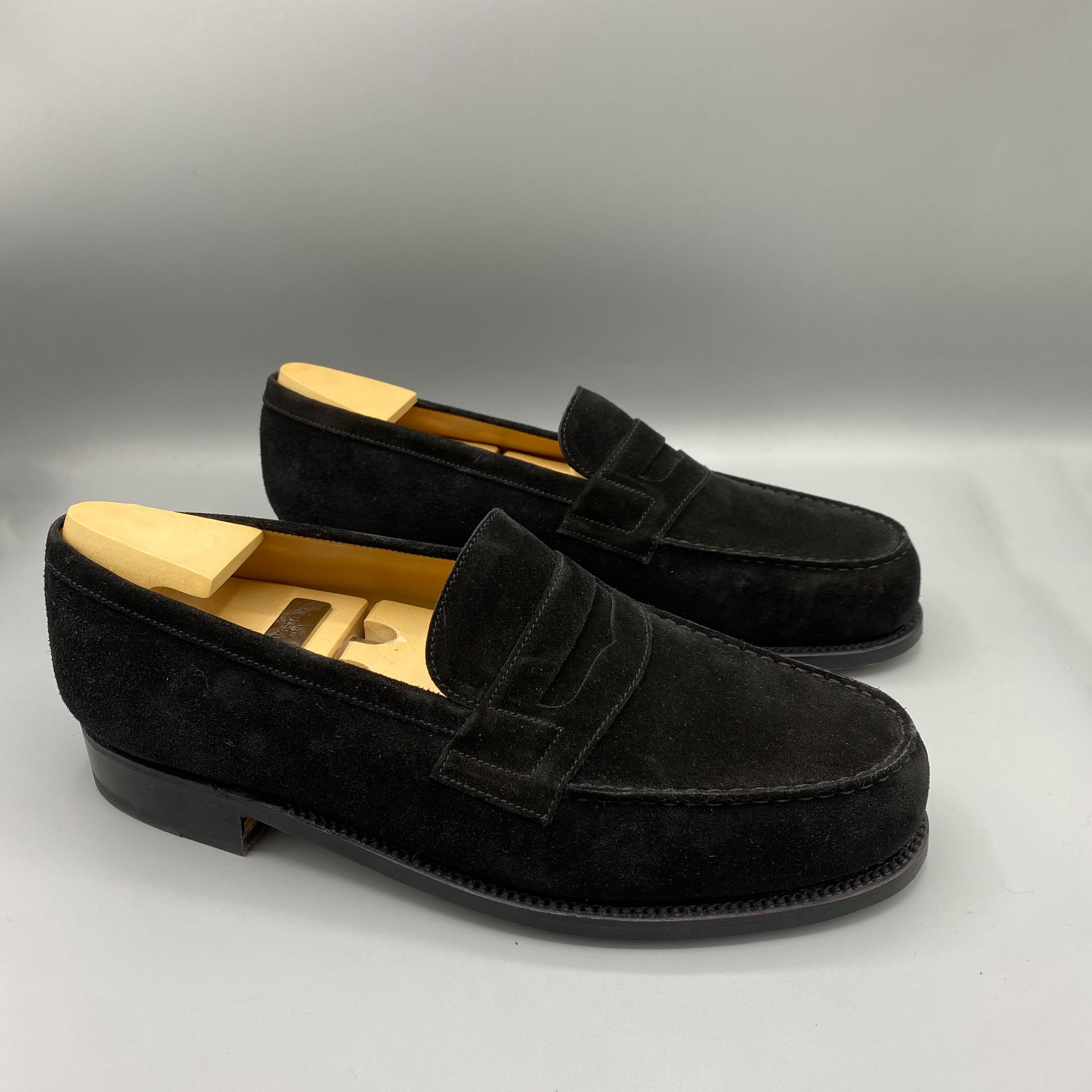 Jm weston mocassin daim on sale