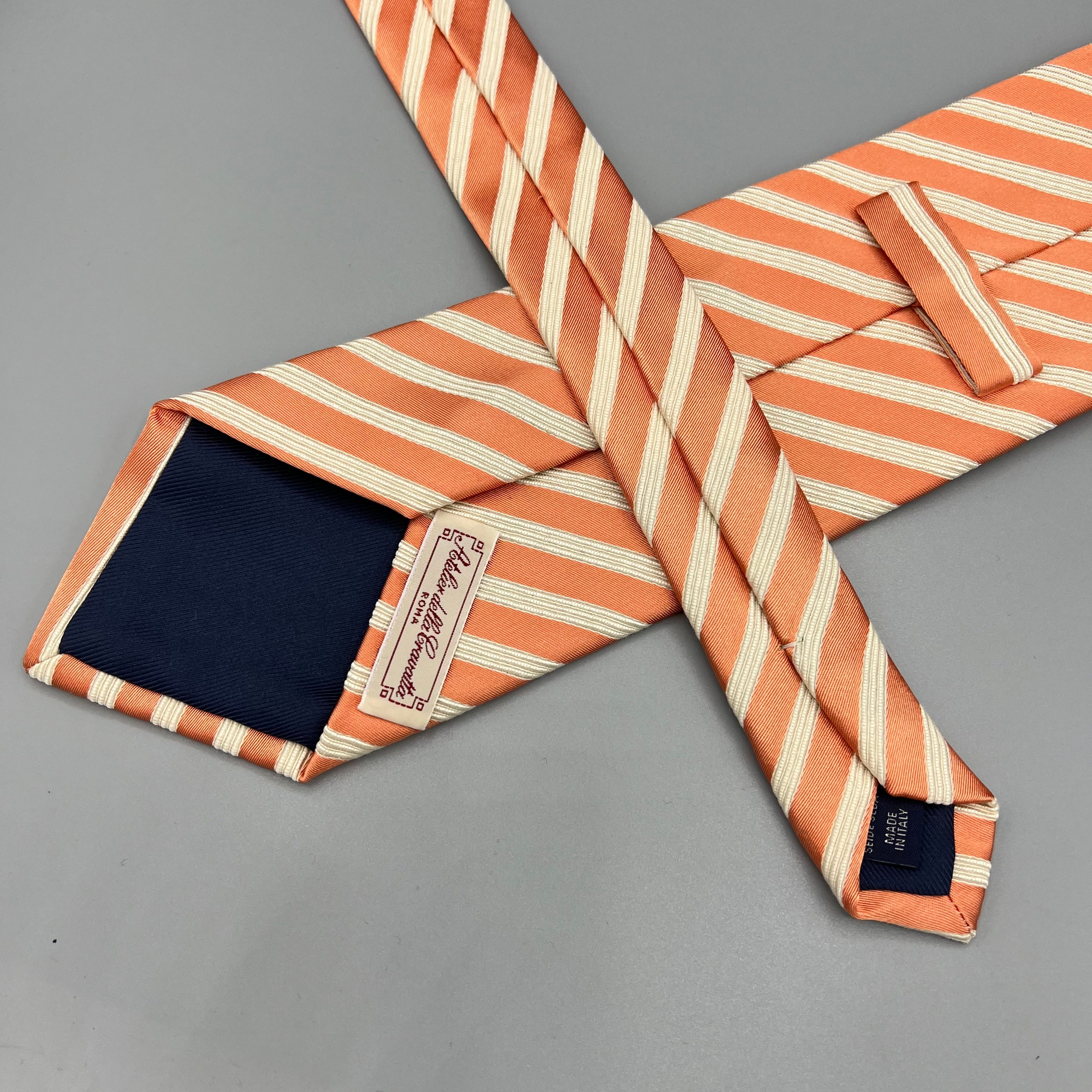 Cravate orange Atelier della cravatta