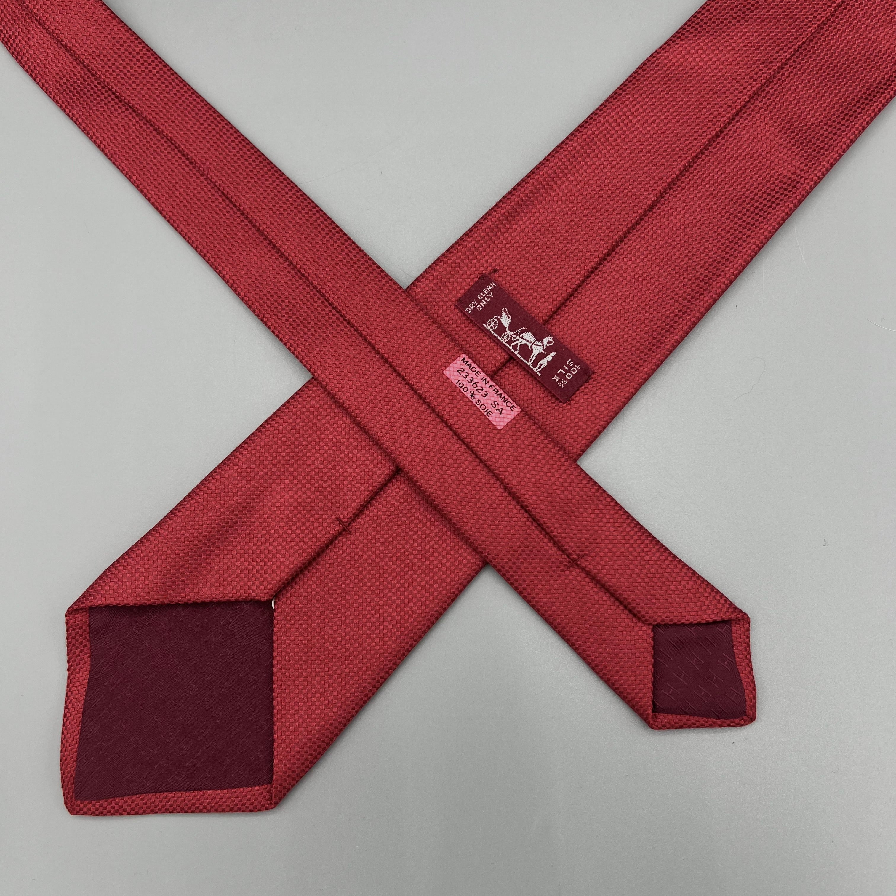 Cravate Hermès Rouge