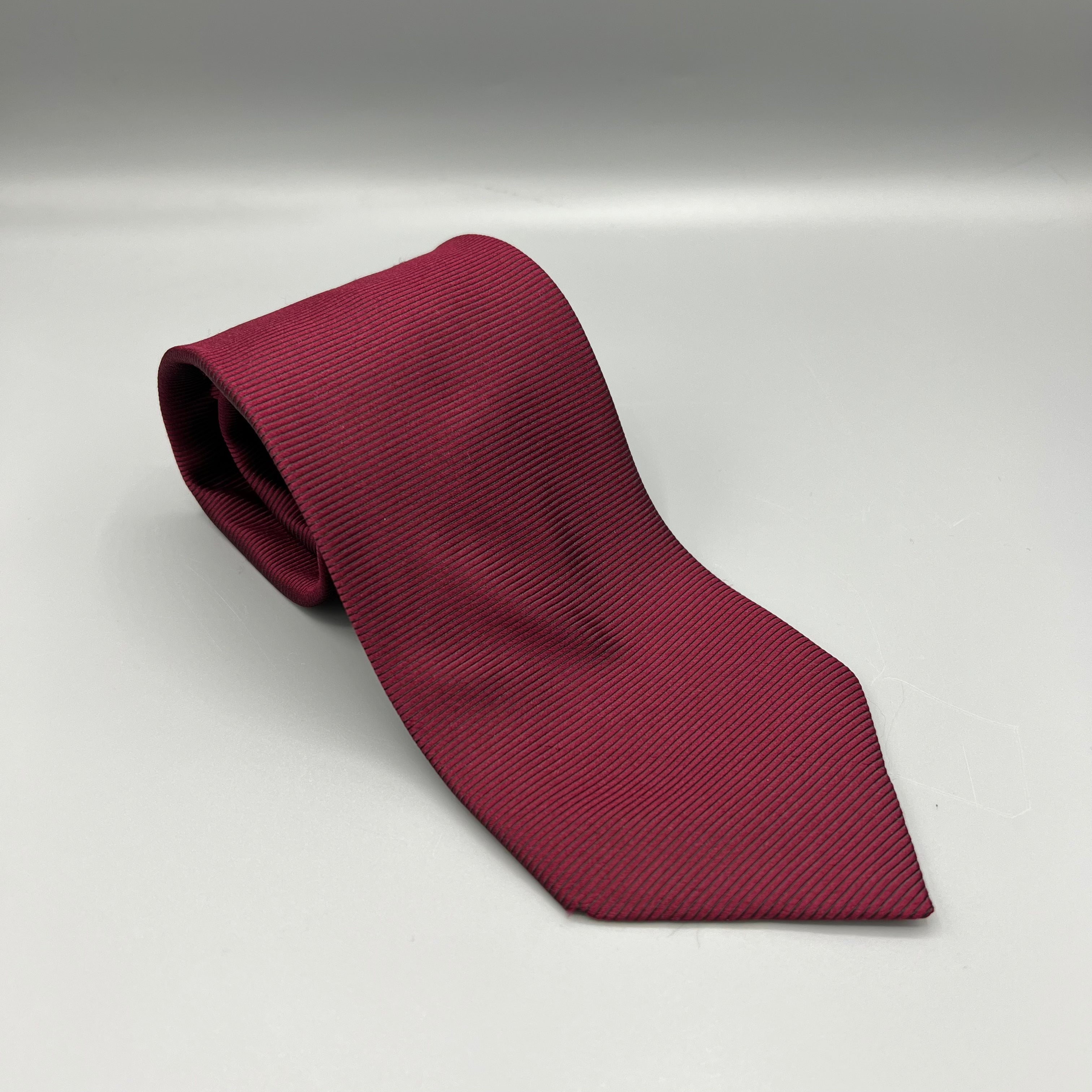Cravate bordeaux texture Atelier della cravatta