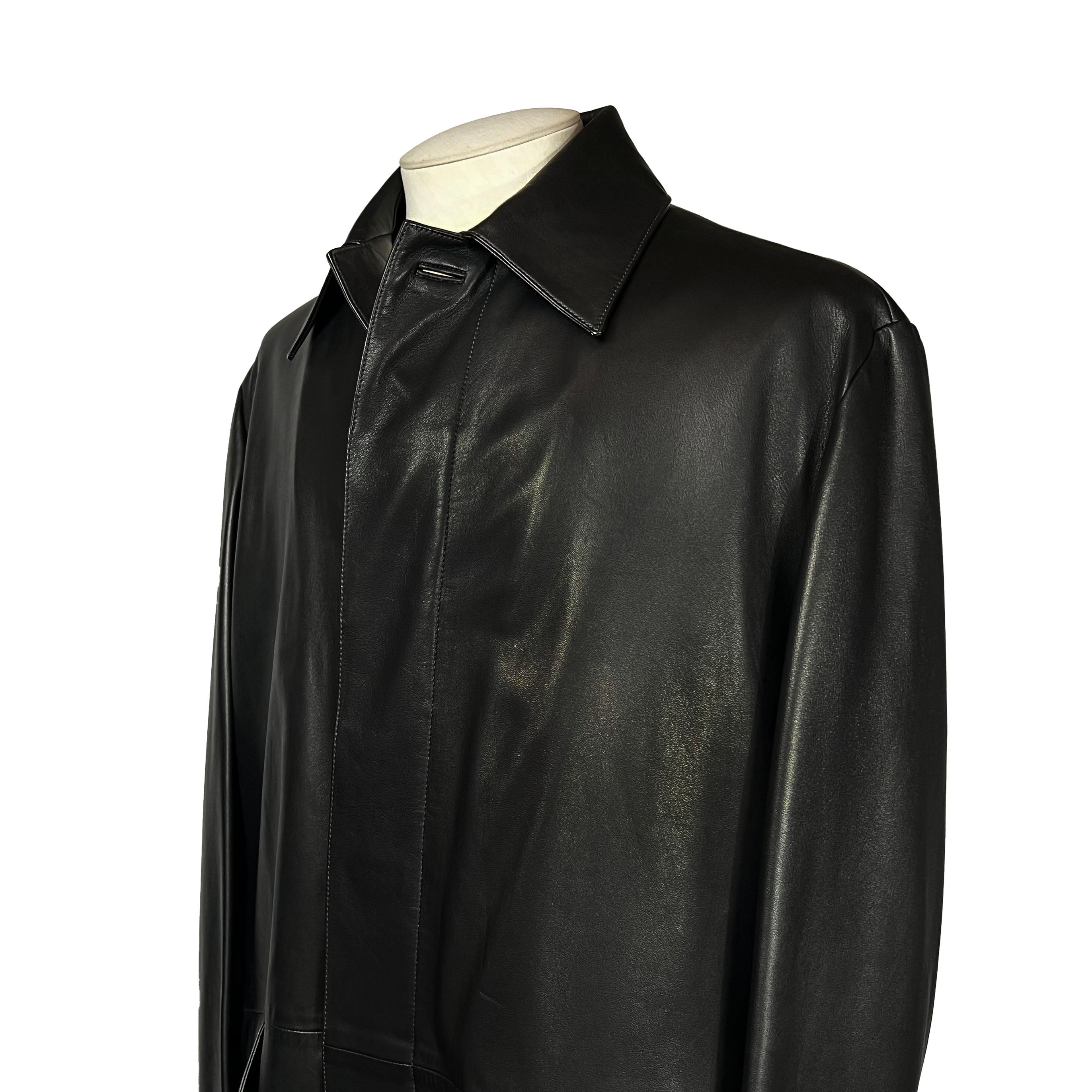 Manteau en cuir Loewe