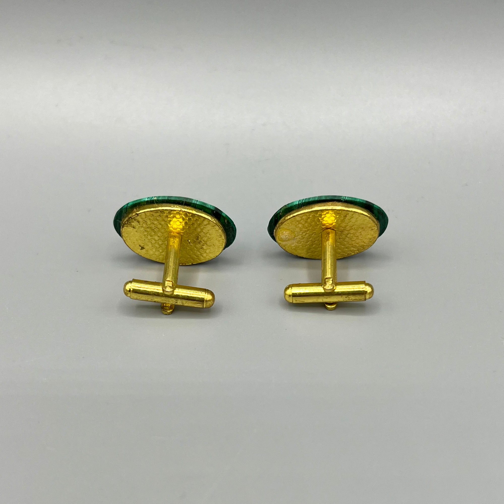 Boutons de manchette malachite