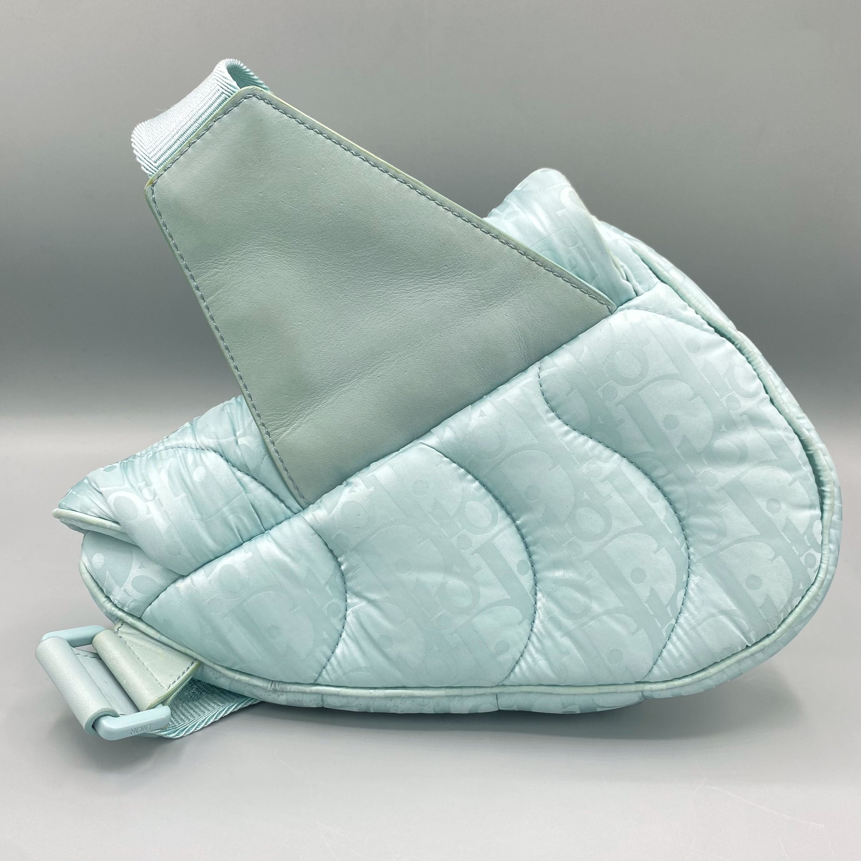 Saddle bag bleu turquoise Dior x ERL