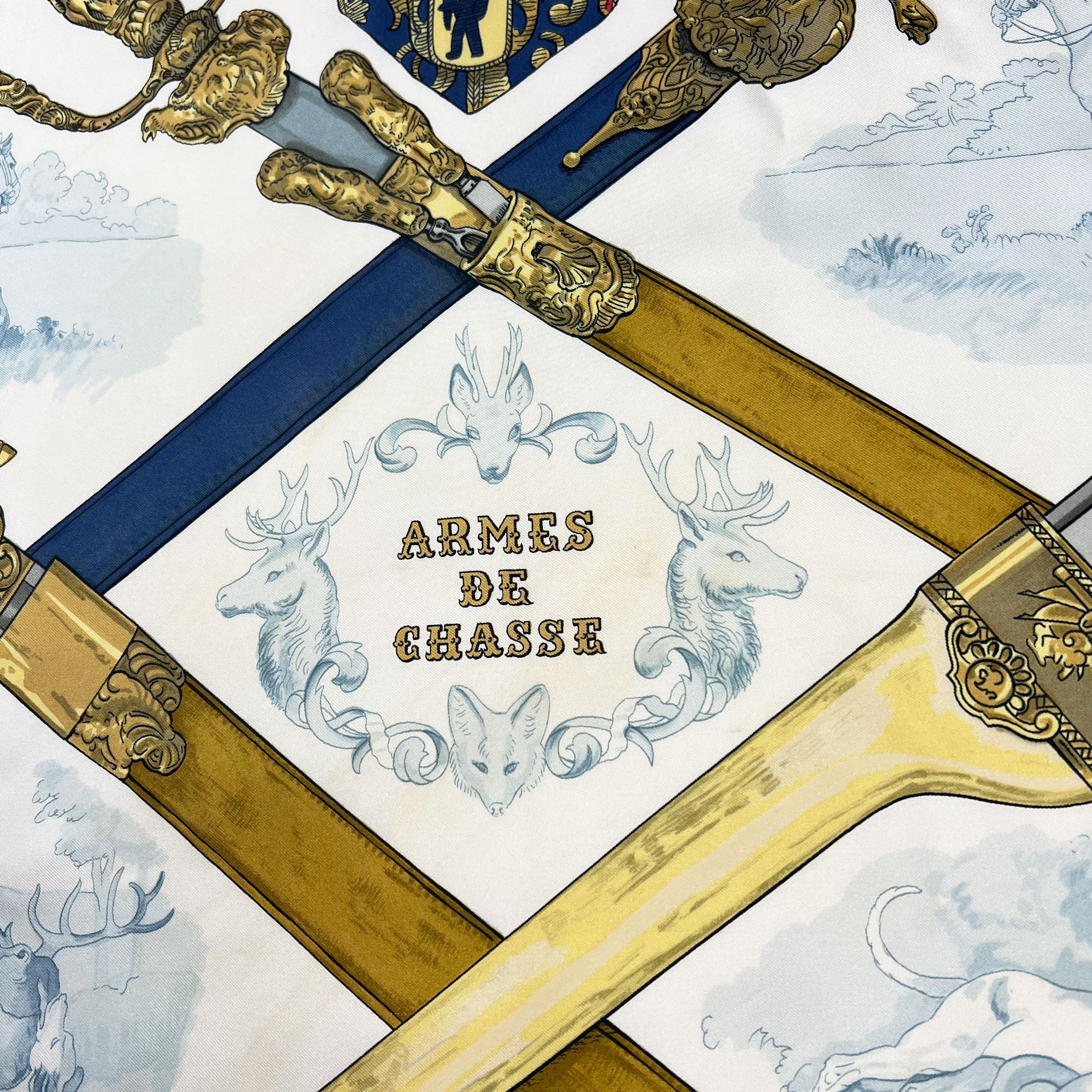 Carré Hermès - Armes de chasse