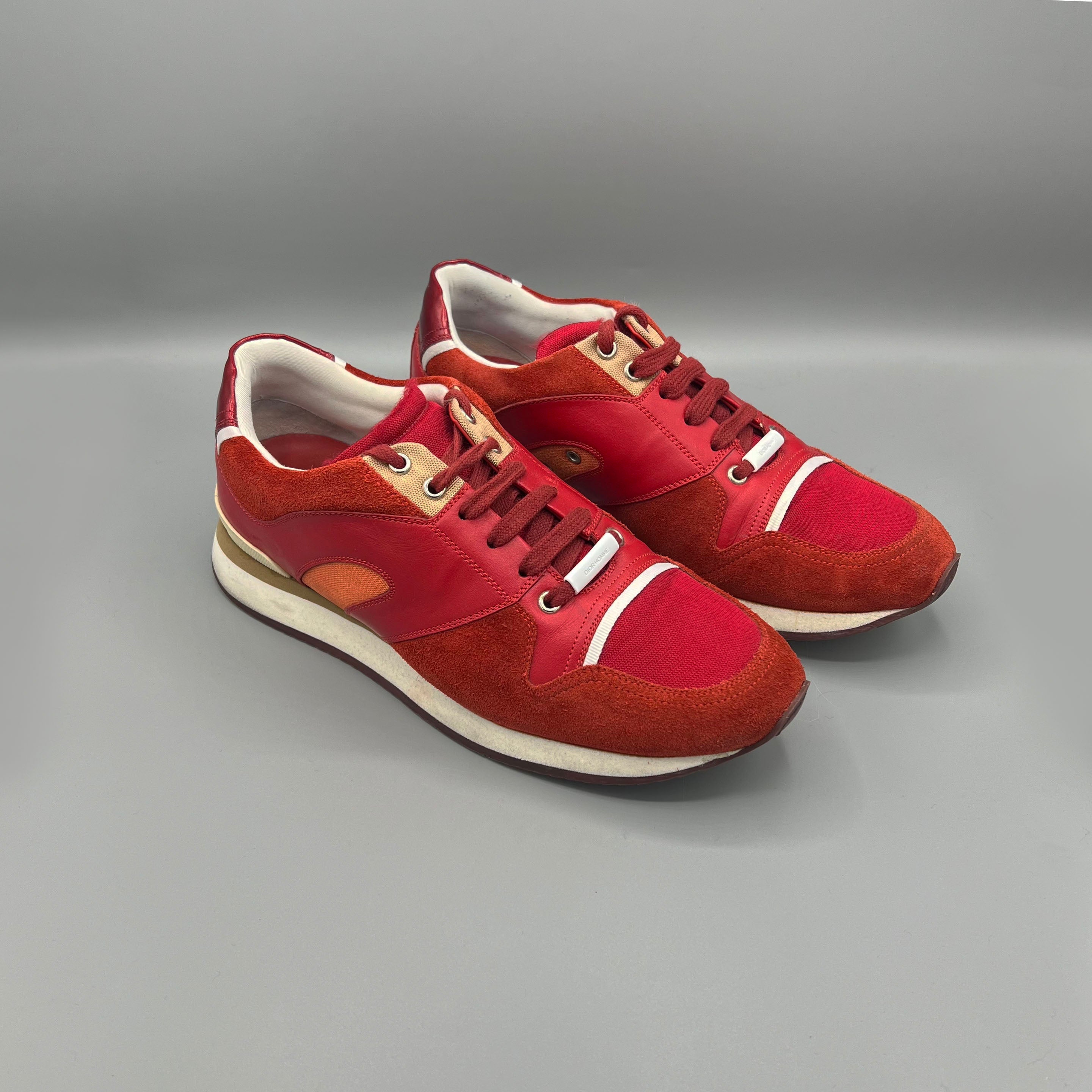 Sneakers rouges Dior Homme