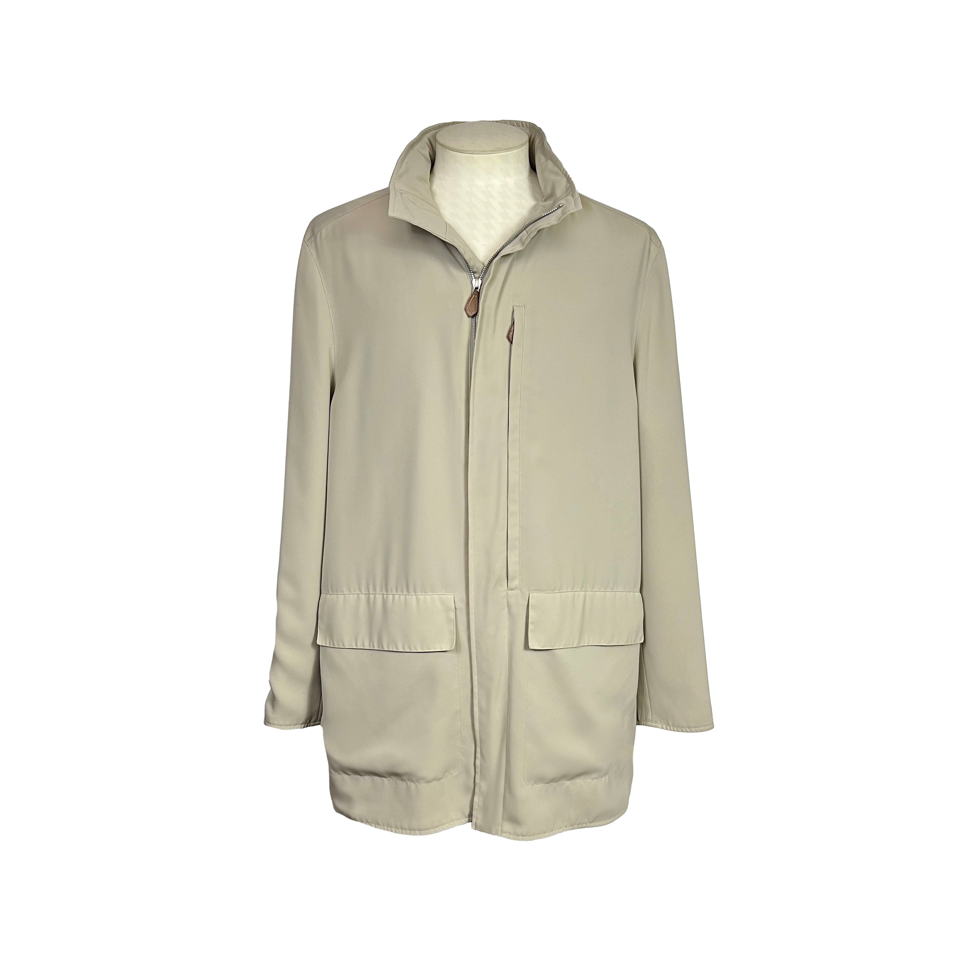 Parka beige Hermès