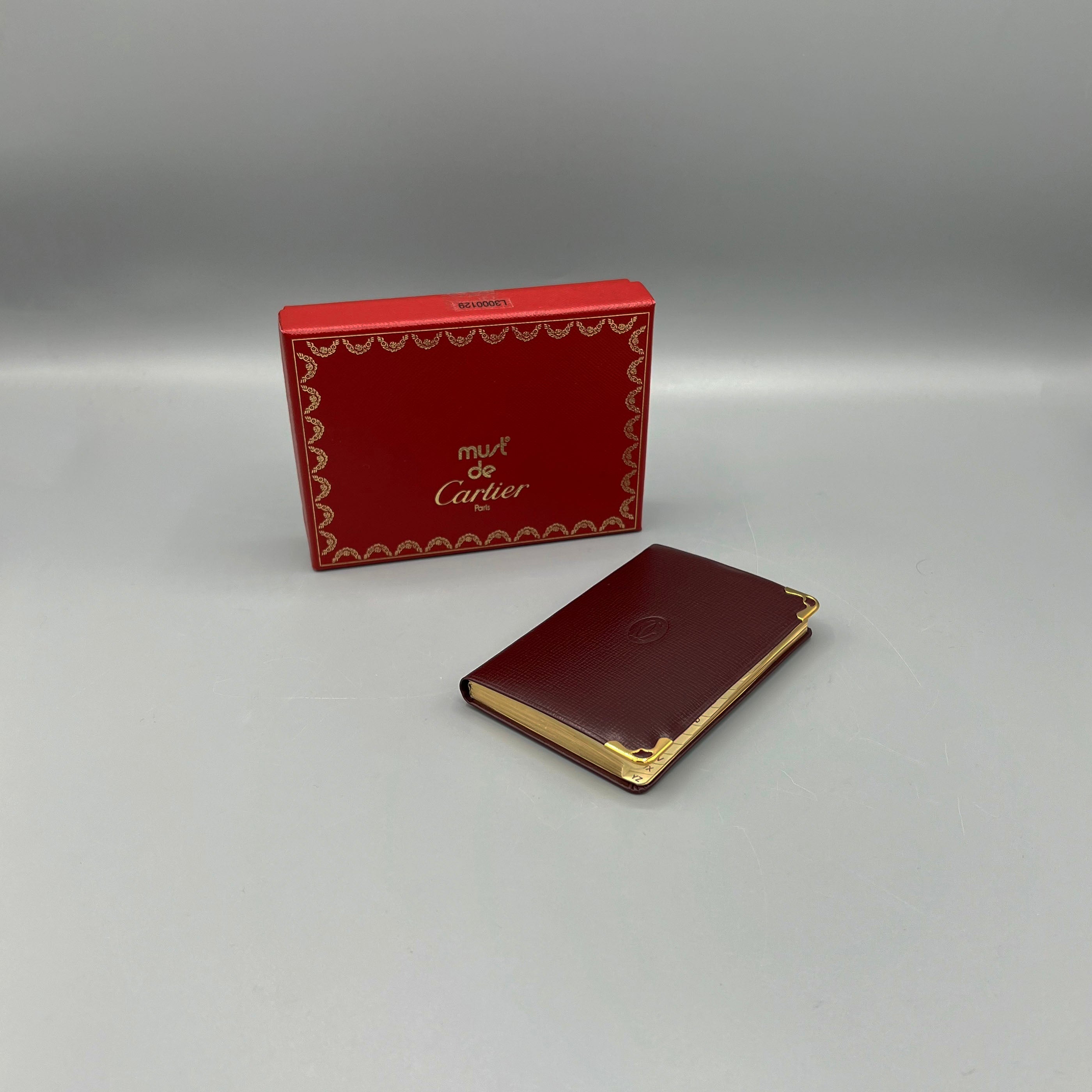 Carnet d'adresses Cartier