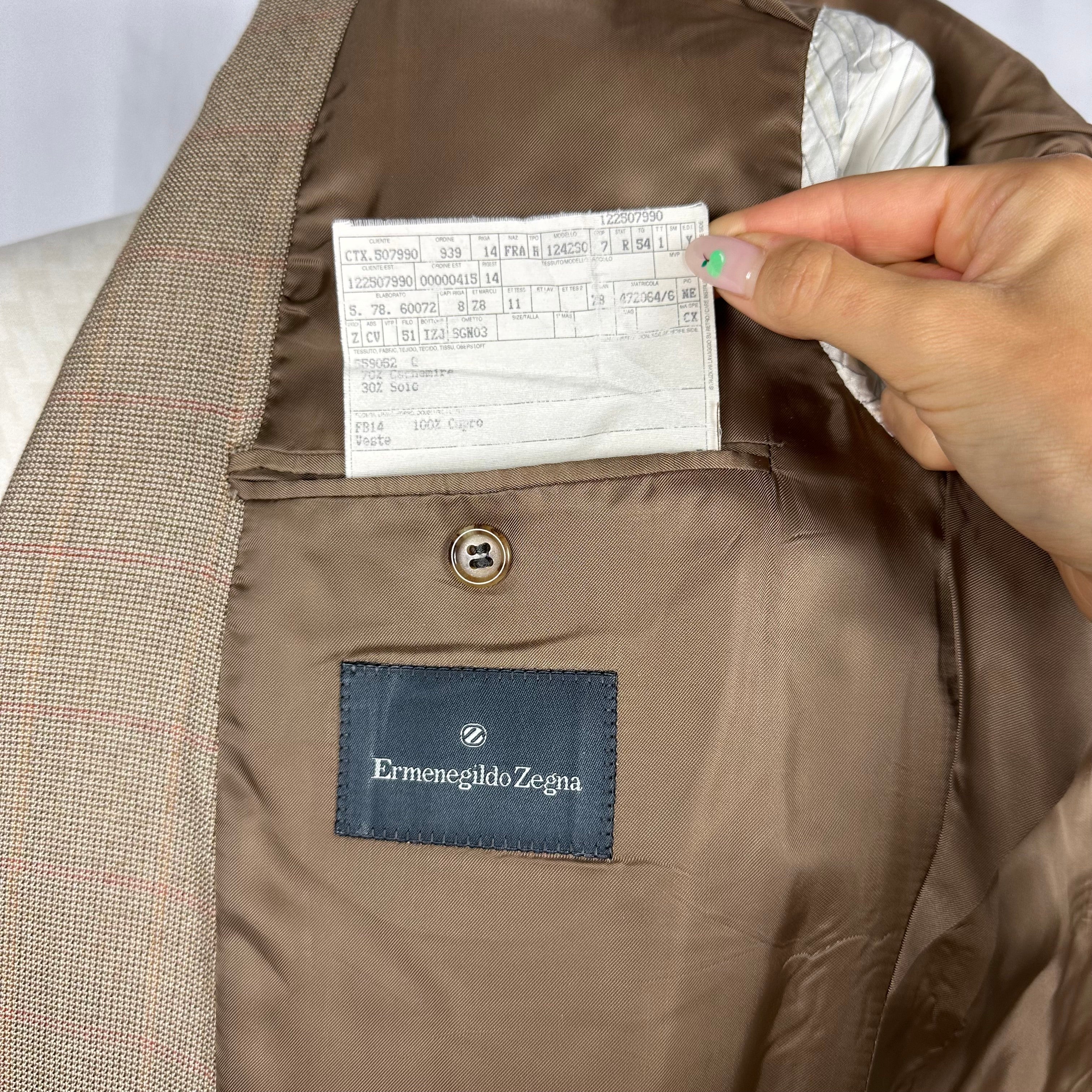 Veste tartan Zegna