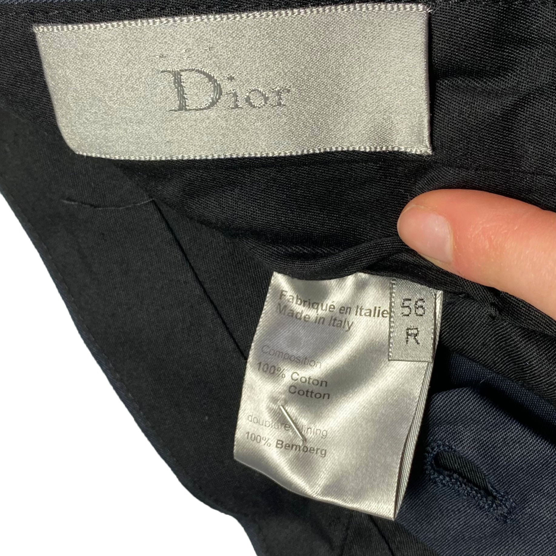 Costume en coton laqué  Dior