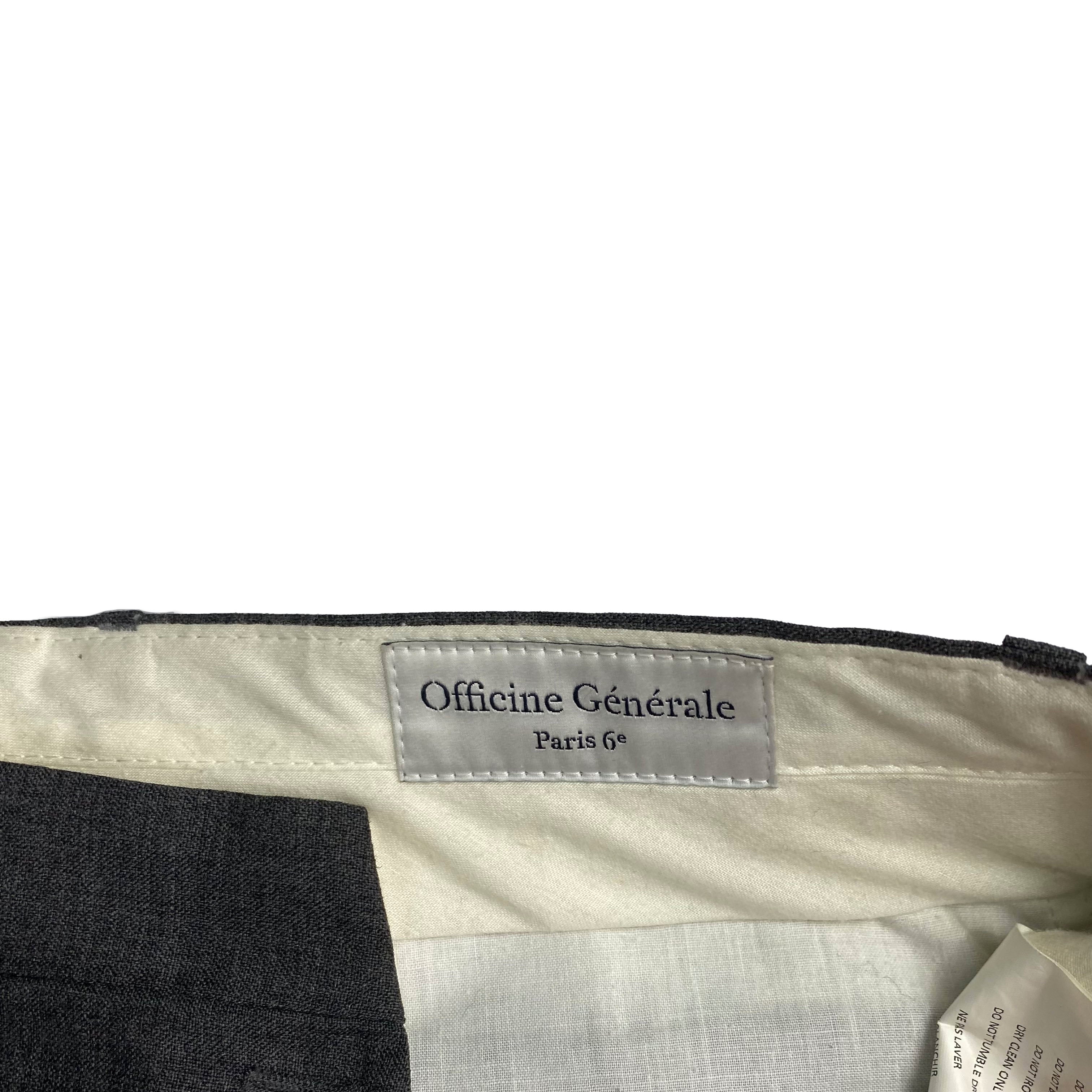 Pantalon gris laine Officine Générale