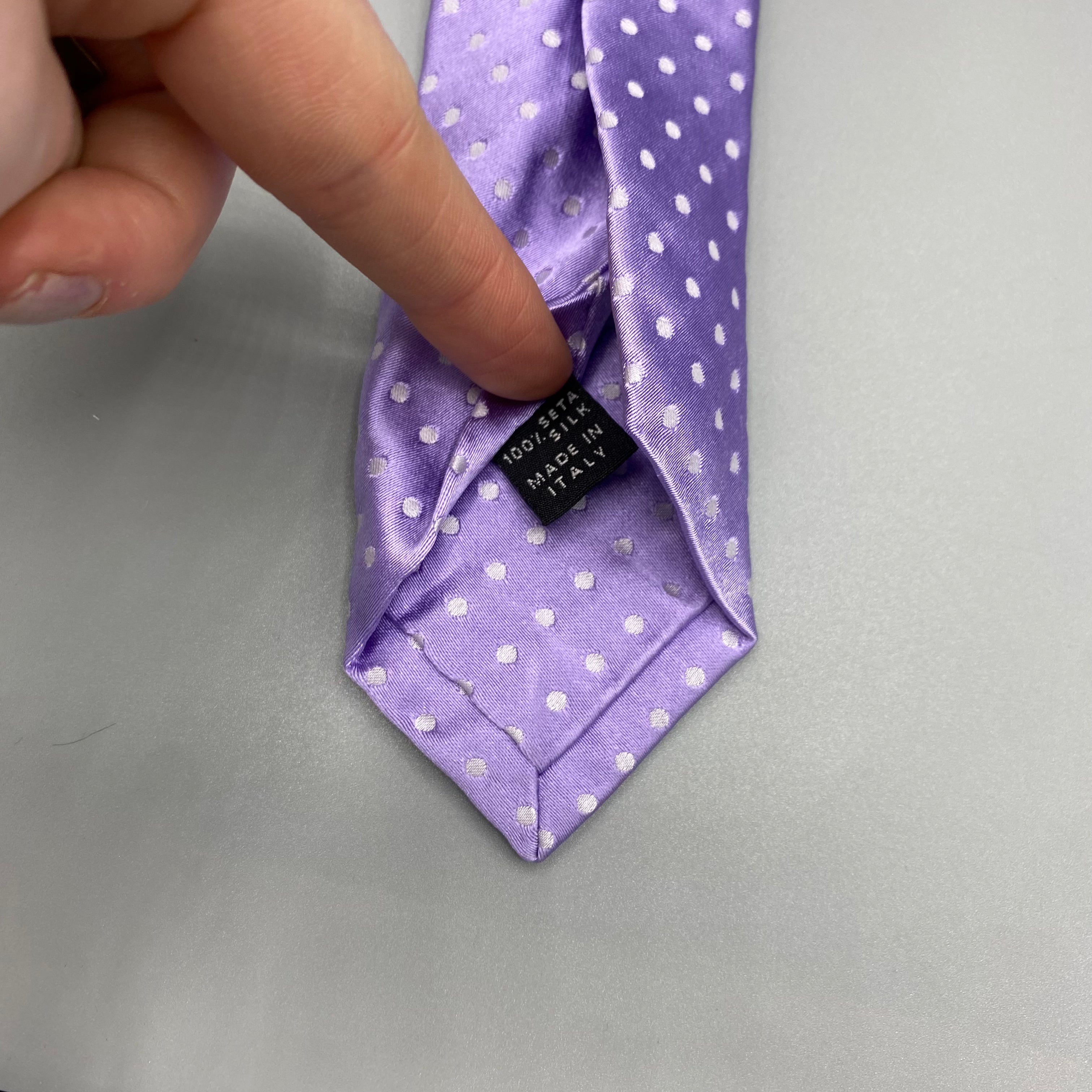 Cravate violette Borelli