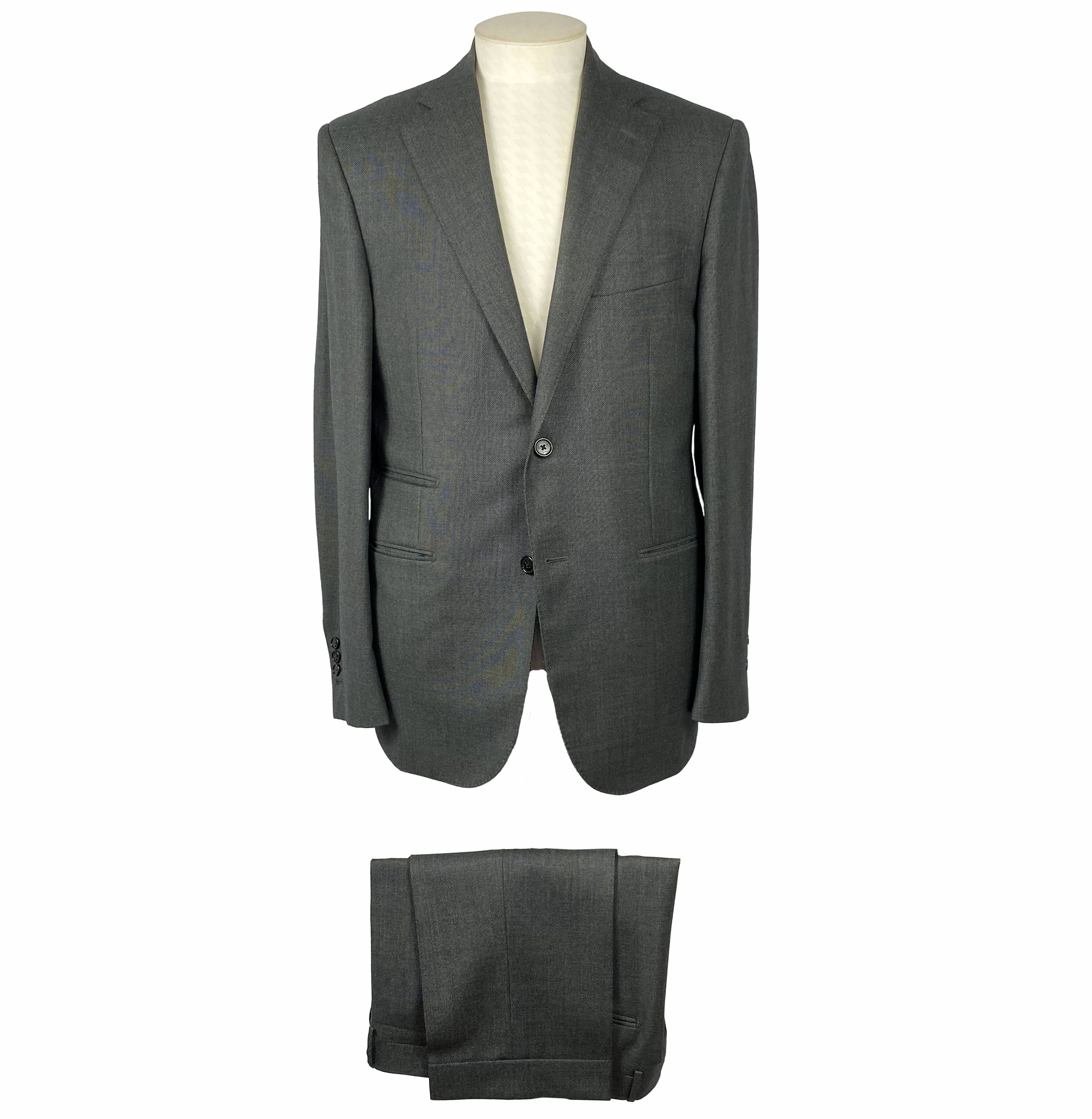 Costume gris grain de caviar Corneliani