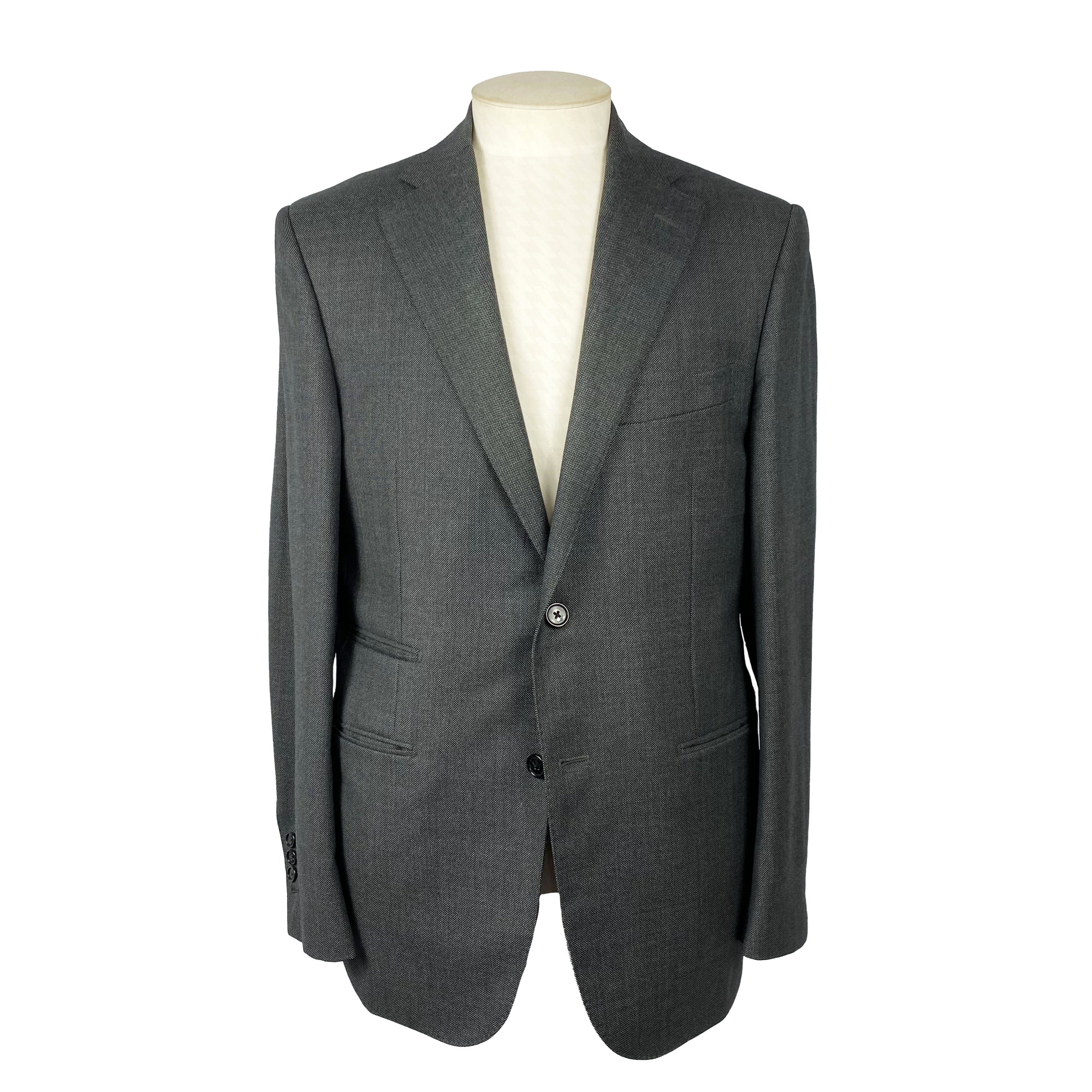 Costume gris grain de caviar Corneliani