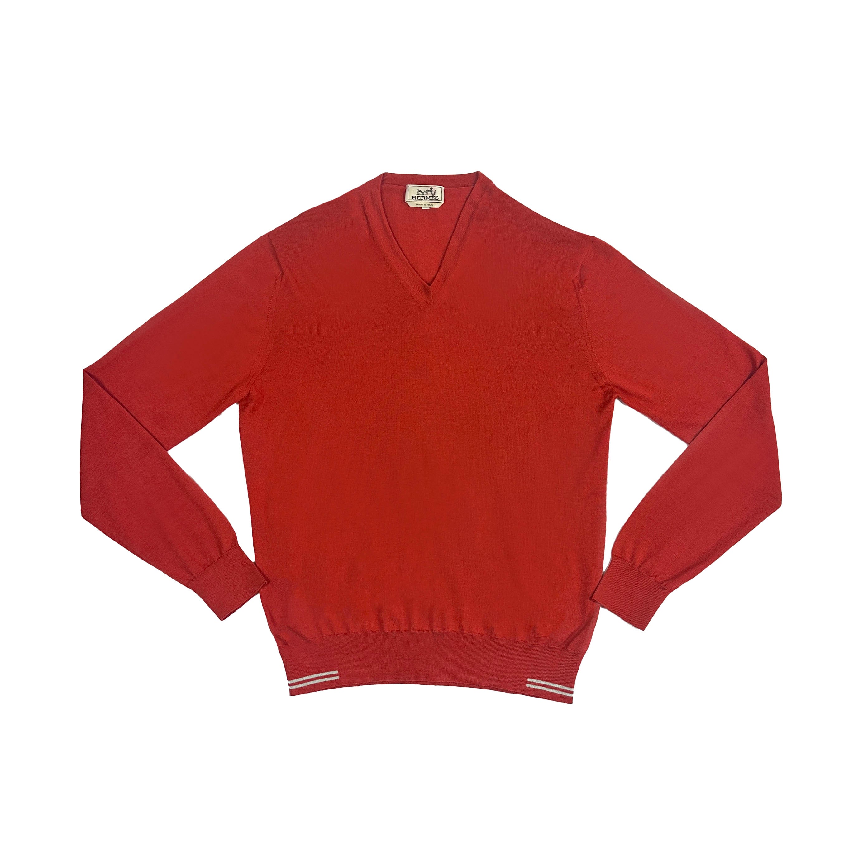 Pull rouge Hermès