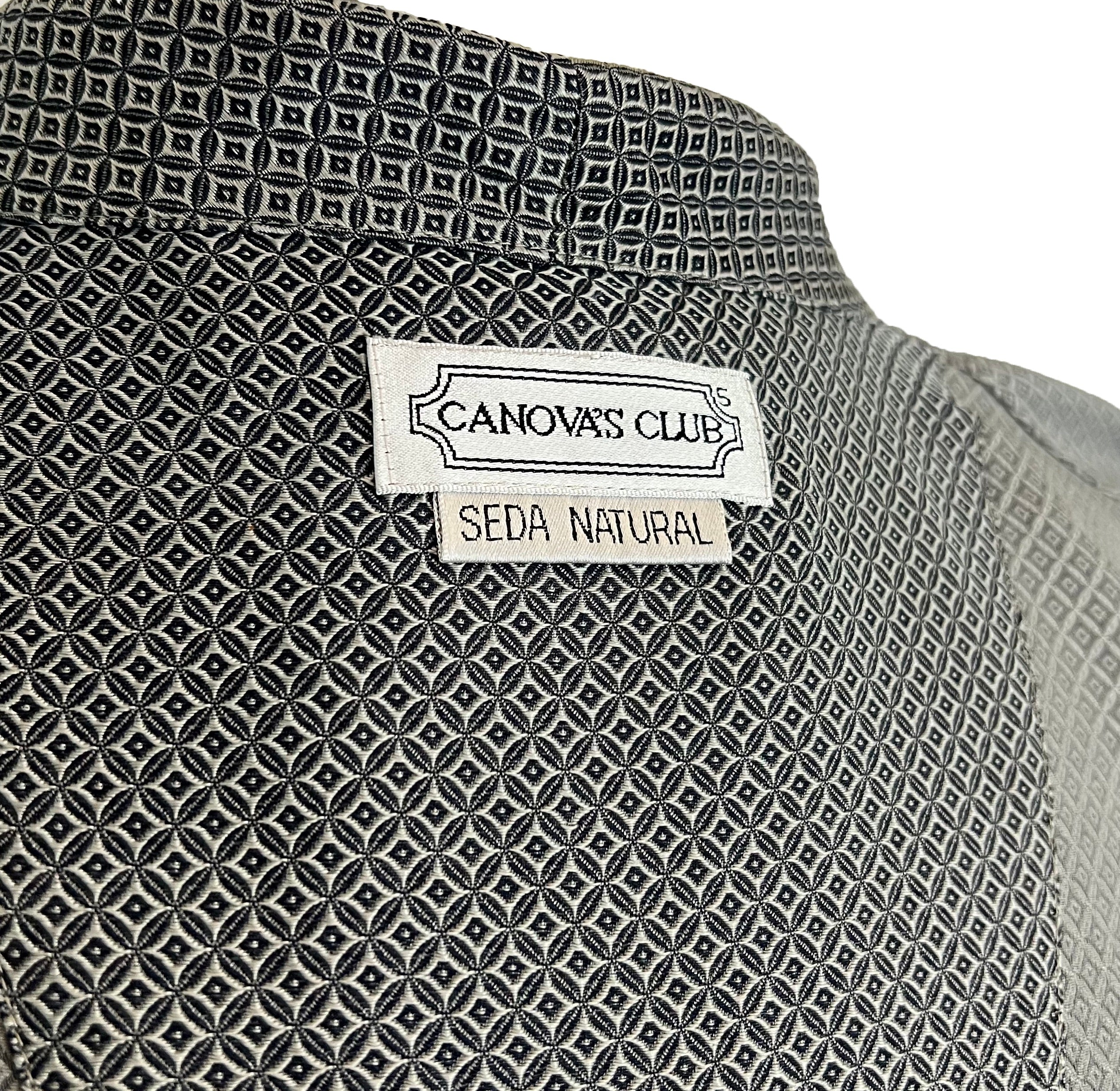 Peignoir gris Canova's Club