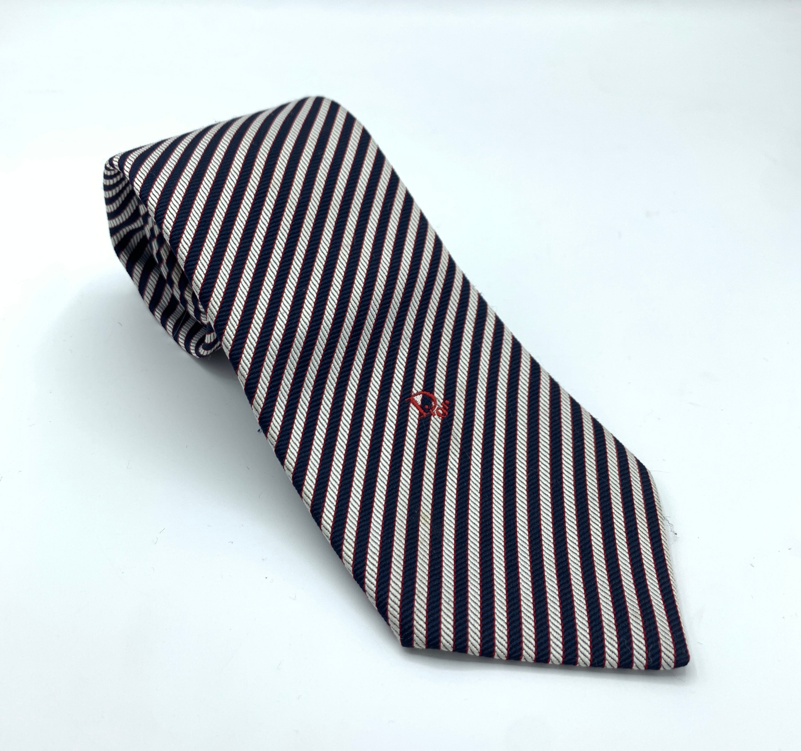 Cravate Christian Dior avec monogramme