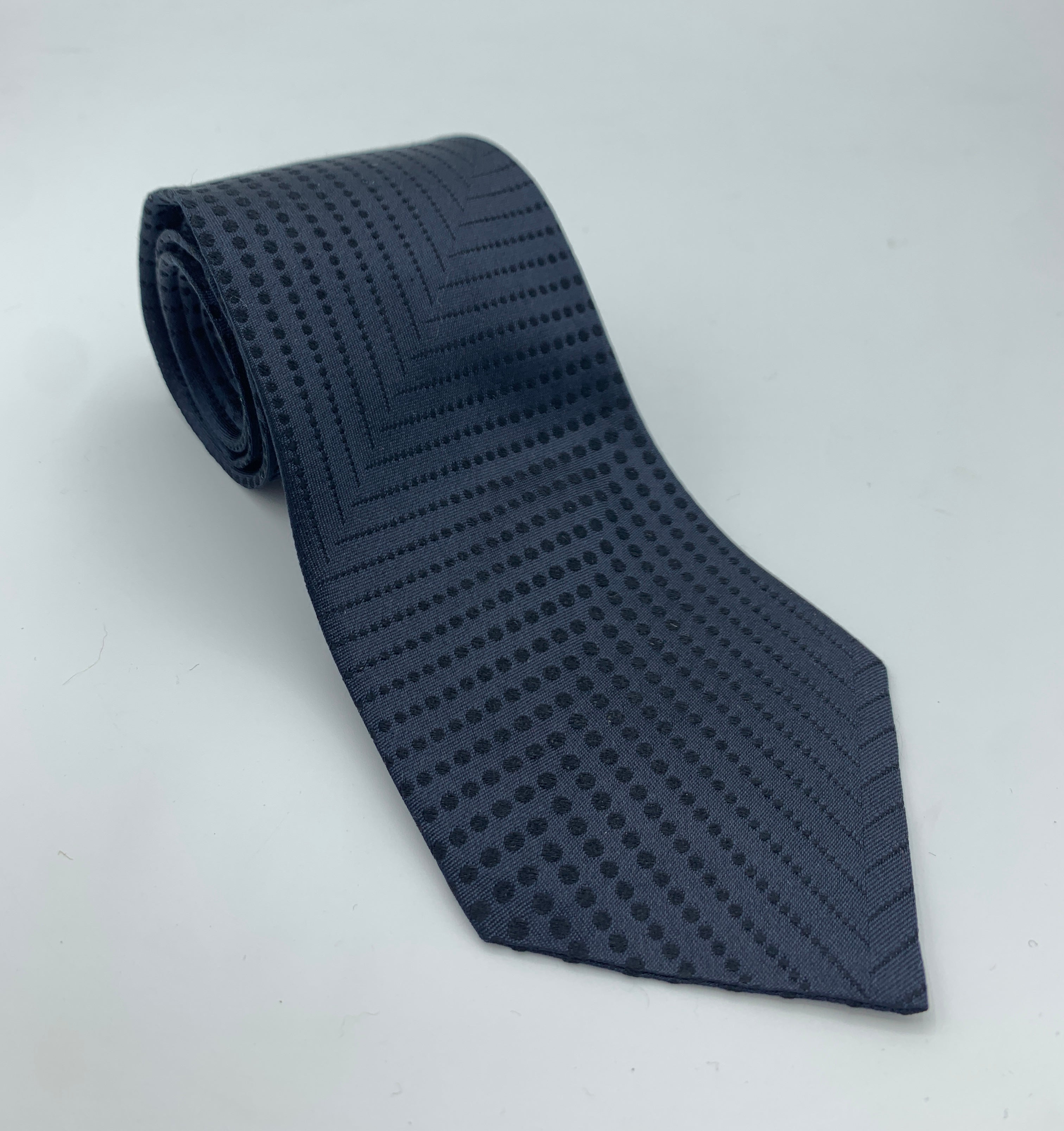 Cravate bleu foncé Jil Sander