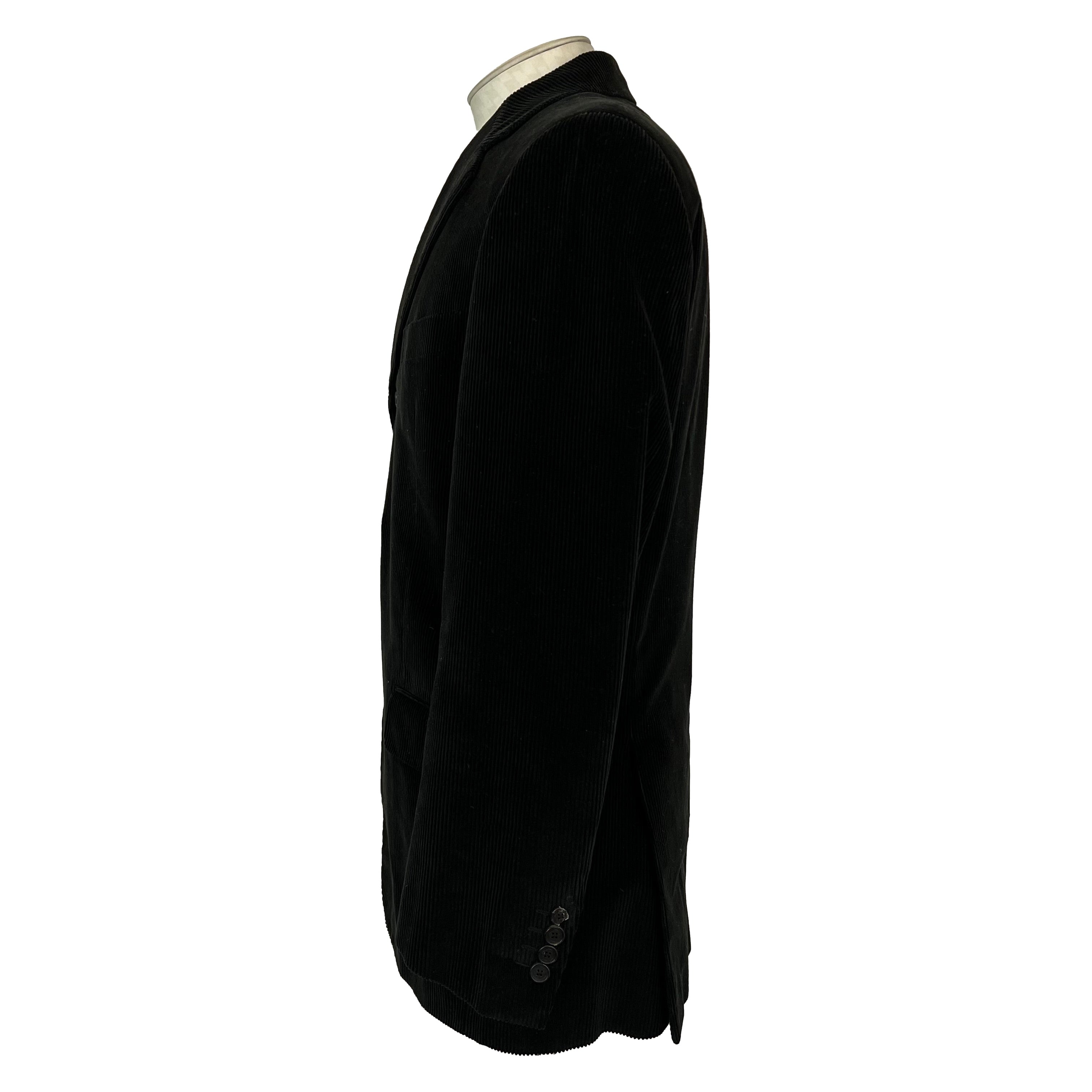 Costume en velours noir Lanvin
